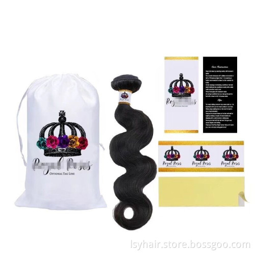 Silk Satin Bags Custom Logo For Hair Extensions Bundles Private Name Hair Extension Packaging  Buy Hair Get Free Private Labels